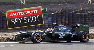 autocar Lotus F1 spy shot