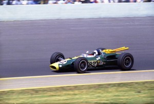 Jim Clark Type 38 at Indy 1965. Photo credit IMS Photo
