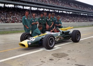 1965 Lotus Indy 500 Team. Photo credit IMS Photo