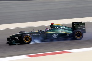 Lotus Racing T127 Bahrain Grand Prix F1 2010 lockup