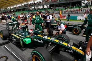 Race Grid Lotus Racing Malaysian Grand Prix 2010 Race Grid Lotus Racing Malaysian Grand Prix 2010
