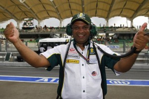 Tony Fernandez Lotus Racing Malaysian Grand Prix Qualifying Tony Fernandez Lotus Racing Malaysian Grand Prix Qualifying